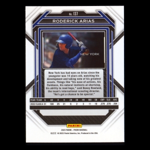 Roderick Arias 2023 Prizm Yankees