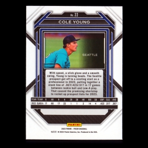 Cole Young 2023 Prizm Mariners