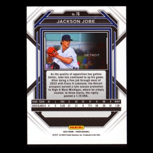 Jackson Jobe 2023 Prizm Tigers