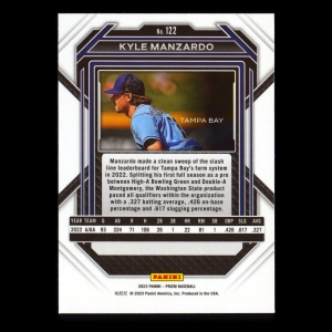 Kyle Manzardo 2023 Prizm Rays