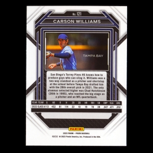 Carson Williams 2023 Prizm Rays