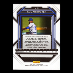 Kumar Rocker 2023 Prizm Rangers