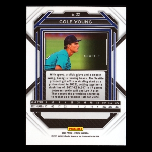 Cole Young 2023 Prizm Mariners