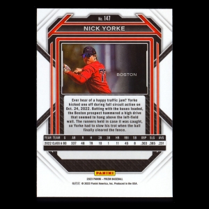 Nick Yorke 2023 Prizm Red Sox