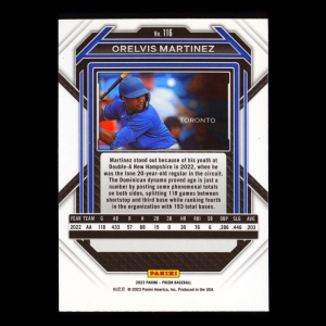 Orelvis Martinez 2023 Prizm Blue Jays