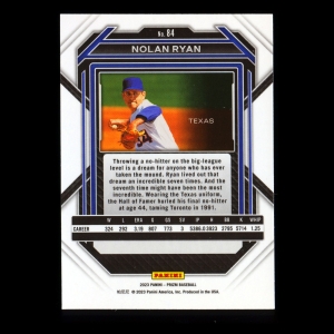 Nolan Ryan 2023 Prizm Rangers