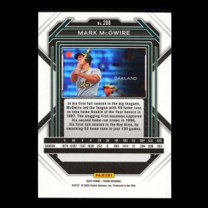 Mark McGwire 2023 Prizm Athletics