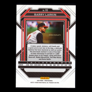 Barry Larkin 2023 Prizm Reds