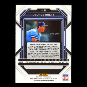 George Brett 2023 Prizm Royals