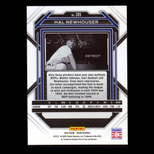 Hal Newhouser 2023 Prizm Tigers