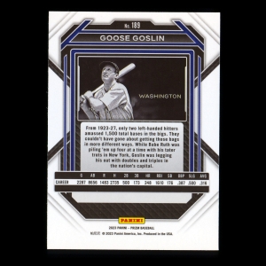 Goose Goslin 2023 Prizm Senators
