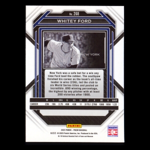 Whitey Ford 2023 Prizm Yankees