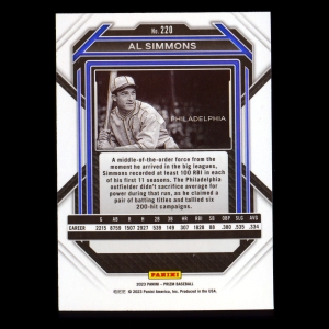 Al Simmons 2023 Prizm Athletics