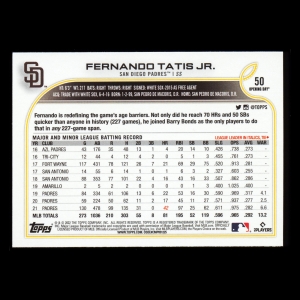 Fernando Tatis Jr. 2022 Topps Opening Day Padres