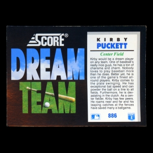 Kirby Puckett 1992 Score Dream Team Twins