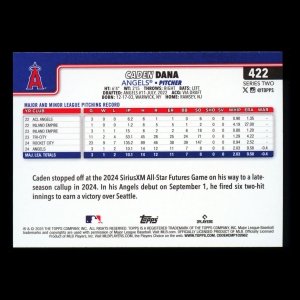 Caden Dana RC 2025 Topps Rookie Angels