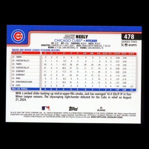 Jack Neely RC 2025 Topps Rookie Cubs