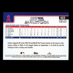 Caden Dana RC 2025 Topps Rookie Angels