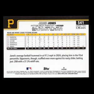 Jared Jones 2025 Topps Future Stars Pirates