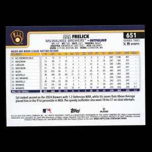 Sal Frelick 2025 Topps Future Stars Brewers