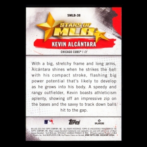 Kevin Alcntara RC 2025 Topps Stars of MLB Rookie Cubs