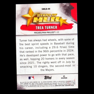 Trea Turner 2025 Topps Stars of MLB Phillies