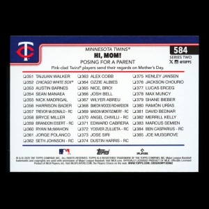Carlos Correa 2025 Topps Checklist Twins