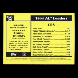 Frank Thomas 2025 Topps '90 Topps All Star White Sox