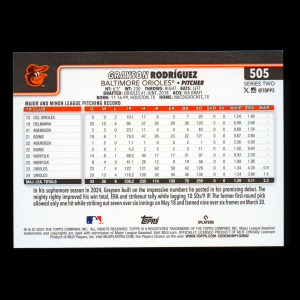 Grayson Rodriguez 2025 Topps Diamante Foil Orioles