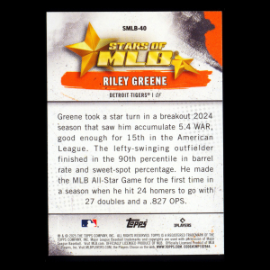 Riley Greene 2025 Topps Stars of MLB Tigers