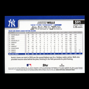 Austin Wells 2025 Topps All-Star Rookie Yankees