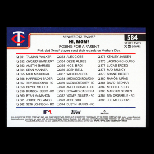 Carlos Correa 2025 Topps Checklist Twins
