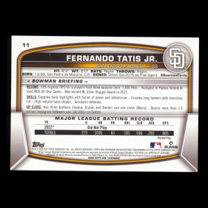 Fernando Tatis 2023 Bowman Padres