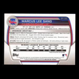 Marcus Lee Sang 2023 Bowman Prospects Phillies