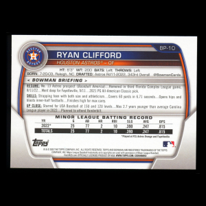 Ryan Clifford 2023 Bowman Prospects Astros