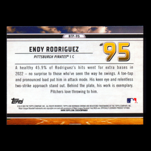 Endy Rodriguez 2023 Bowman Chrome Scouts Top 100 Pirates