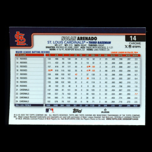 Nolan Arenado 2025 Topps Chrome Logofractor Cardinals