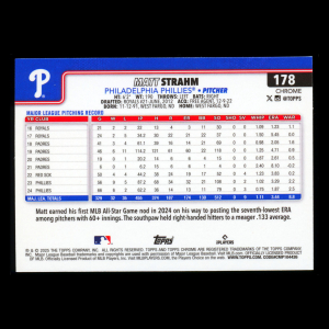 Matt Strahm 2025 Topps Chrome Phillies
