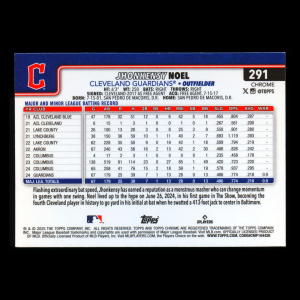 Jhonkensy Noel RC 2025 Topps Chrome Rookie Guardians