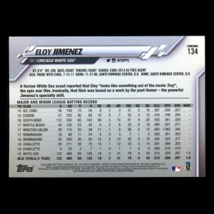 Eloy Jimenez 2020 Topps Chrome All-Star Rookie White Sox