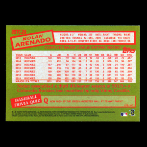 Nolan Arenado 2020 Topps Chrome '85 Topps Rockies