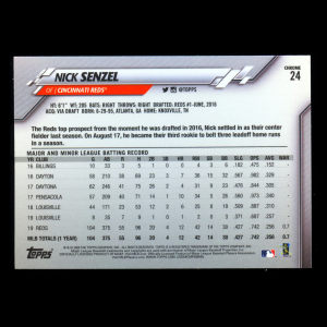 Nick Senzel 2020 Topps Chrome Reds