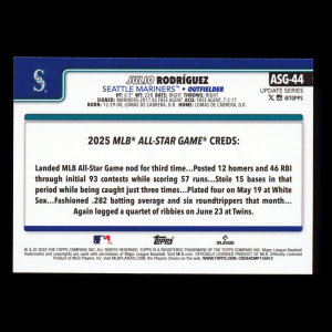 Julio Rodrguez 2025 Topps Update All-Star Game Mariners