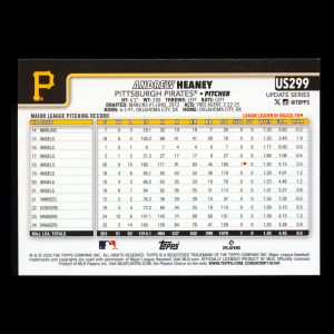 Andrew Heaney 2025 Topps Update Rainbow Foil Pirates