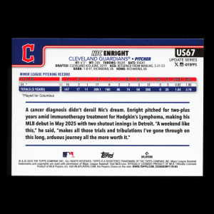 Nic Enright RC 2025 Topps Update Rookie Guardians