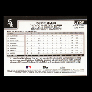Fraser Ellard RC 2025 Topps Update Rookie White Sox