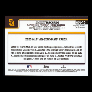 Manny Machado 2025 Topps Update '25 All-Star Game Padres