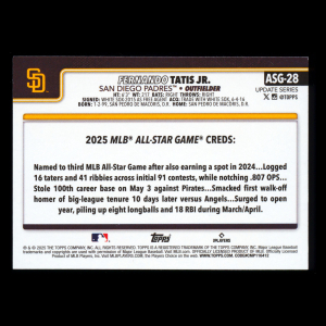 Fernando Tatis Jr. 2025 Topps Update '25 All-Star Game Padres