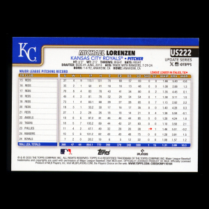 Michael Lorenzen 2025 Topps Update Halloween Orange and Black Foil Royals