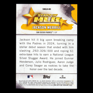 Jackson Merrill 2025 Topps Update Stars of MLB Padres